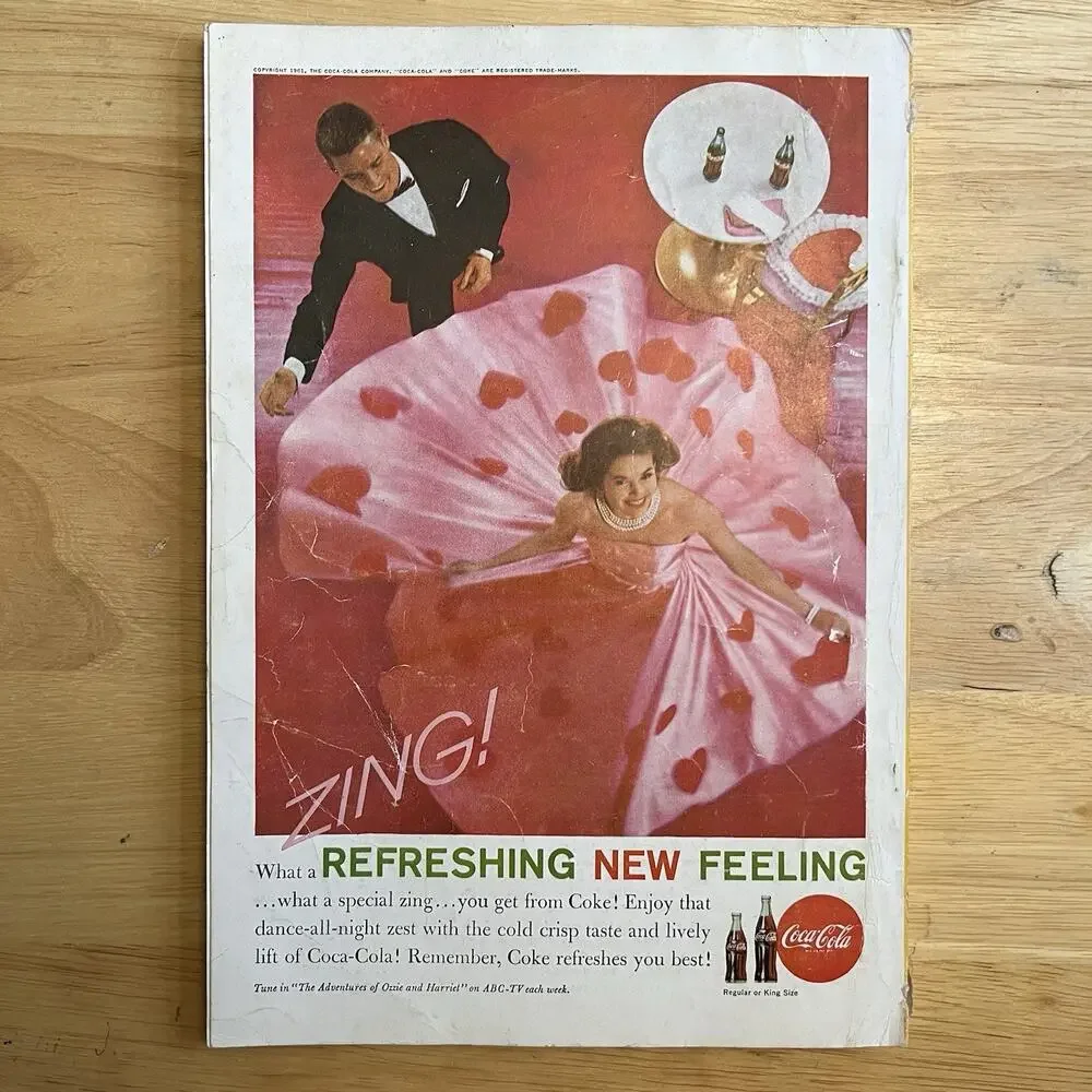Vintage National Geographic February 1961 Texas Haiti Photosynthesis Coke Ad